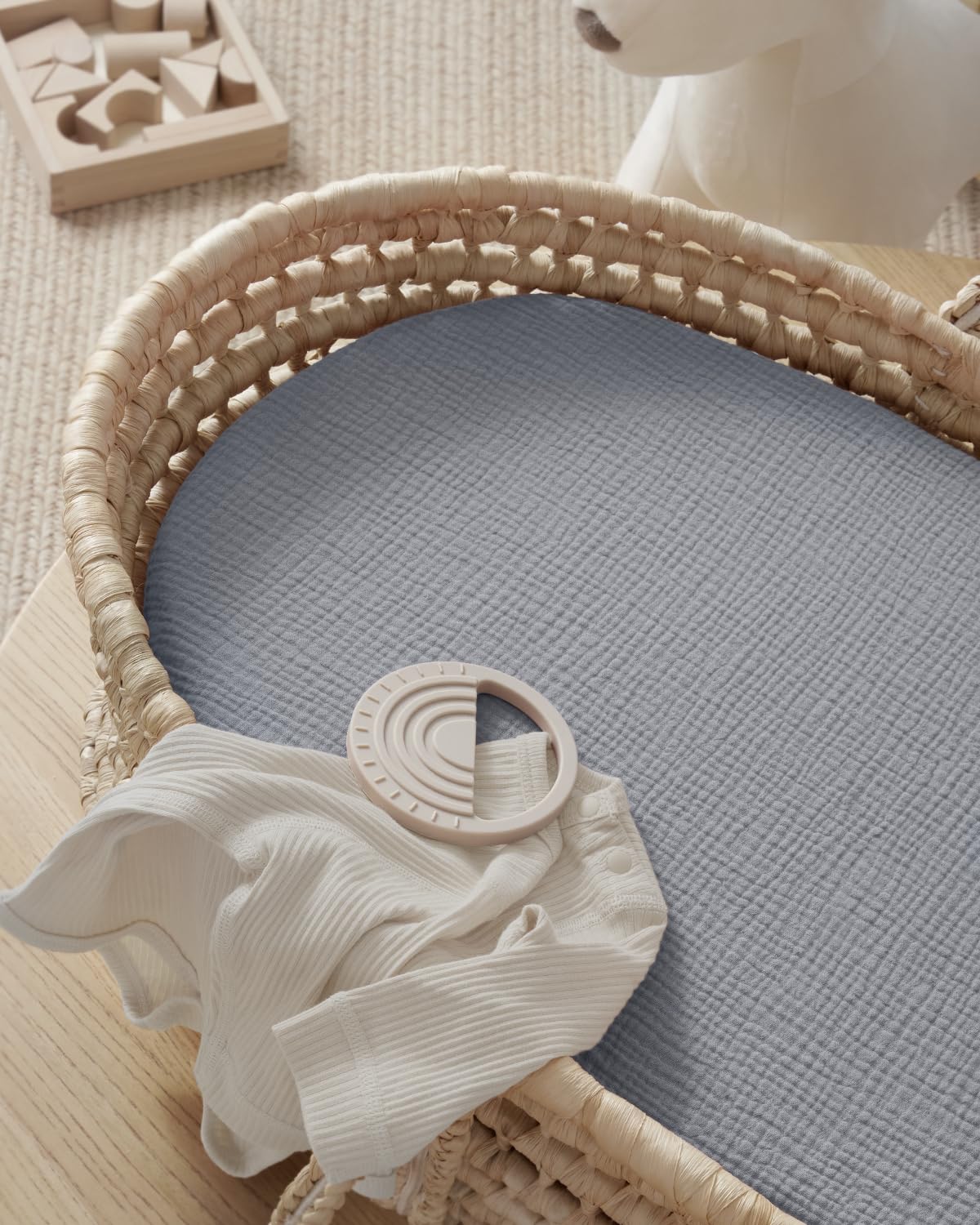 Durable double-layer muslin resists fading and pilling after regular machine washing