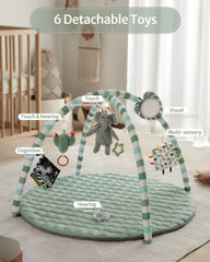 Blissful Diary cactus ringing bell toy for tactile and auditory stimulation.