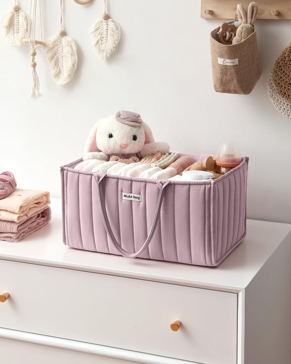 Blissful Diary car organizer diaper station for on-the-go parents.