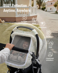 Blissful Diary 360° protection with elastic bottom ensures a secure fit on most seats.