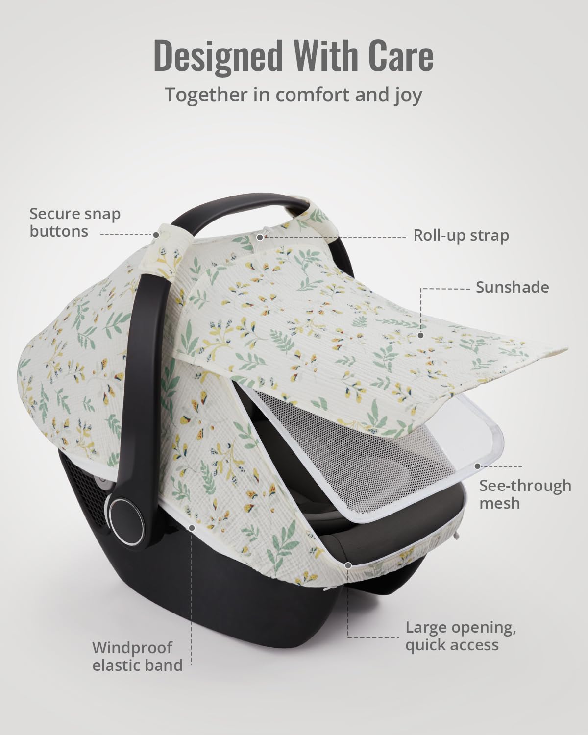 Blissful Diary two-way zipper enables quick in-and-out access without removing the cover.