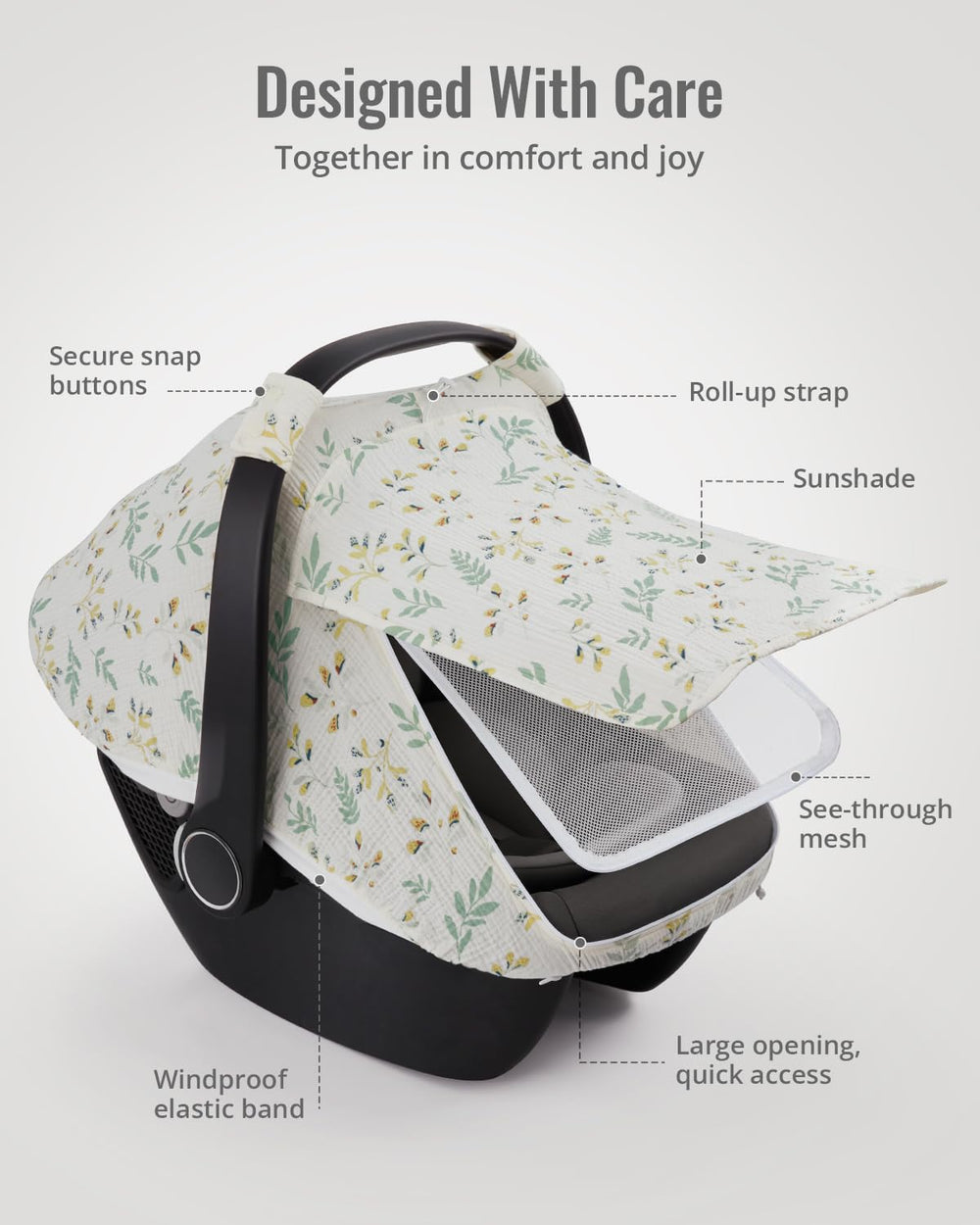 Blissful Diary two-way zipper enables quick in-and-out access without removing the cover.