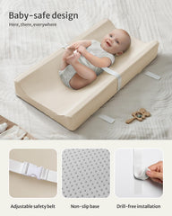 Blissful Diary non-slip bottom keeps the pad in place during changes.