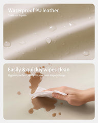 Blissful Diary contoured design with anti-roll sides for baby security.