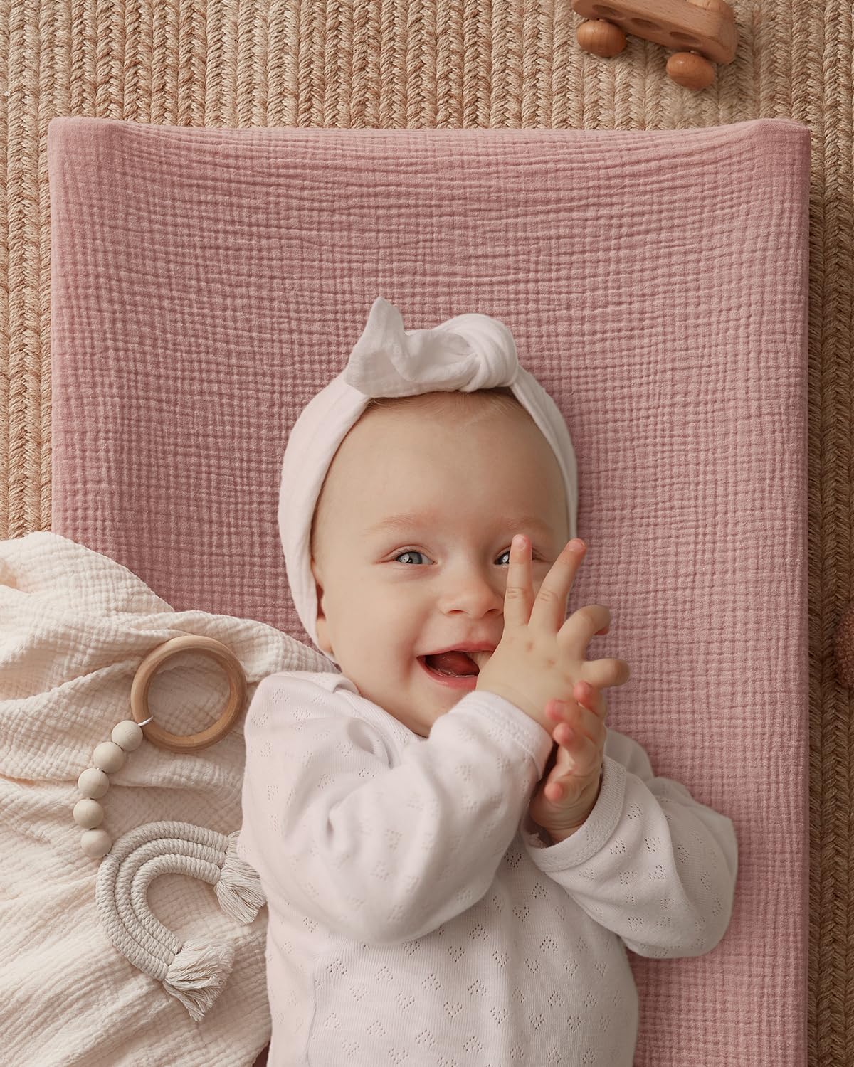 Blissful Diary changing pad cover is durable and easy to care for
