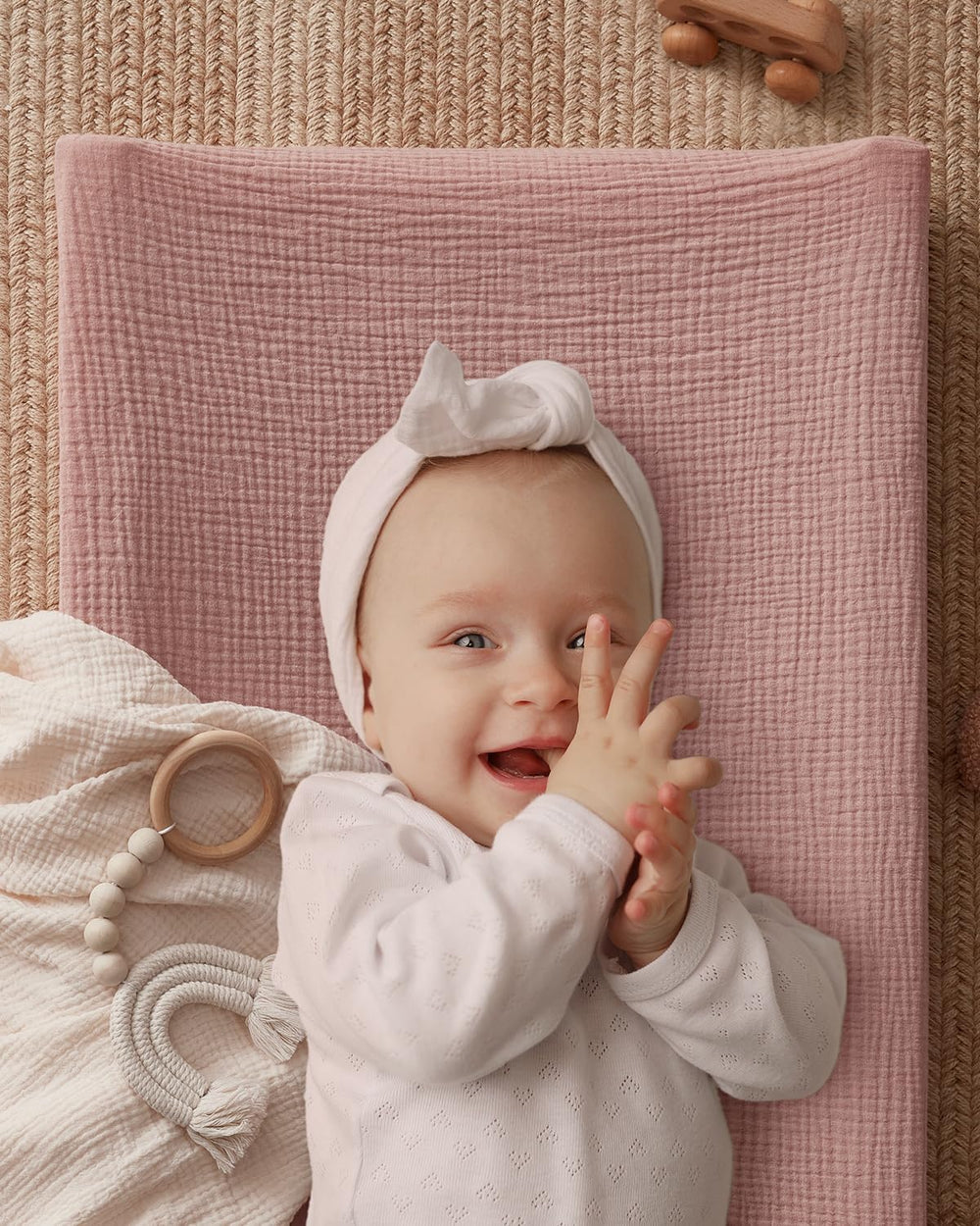Blissful Diary changing pad cover is durable and easy to care for