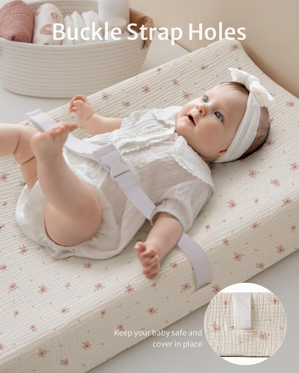 Blissful Diary cover with snug elastic band for secure fit on most pads