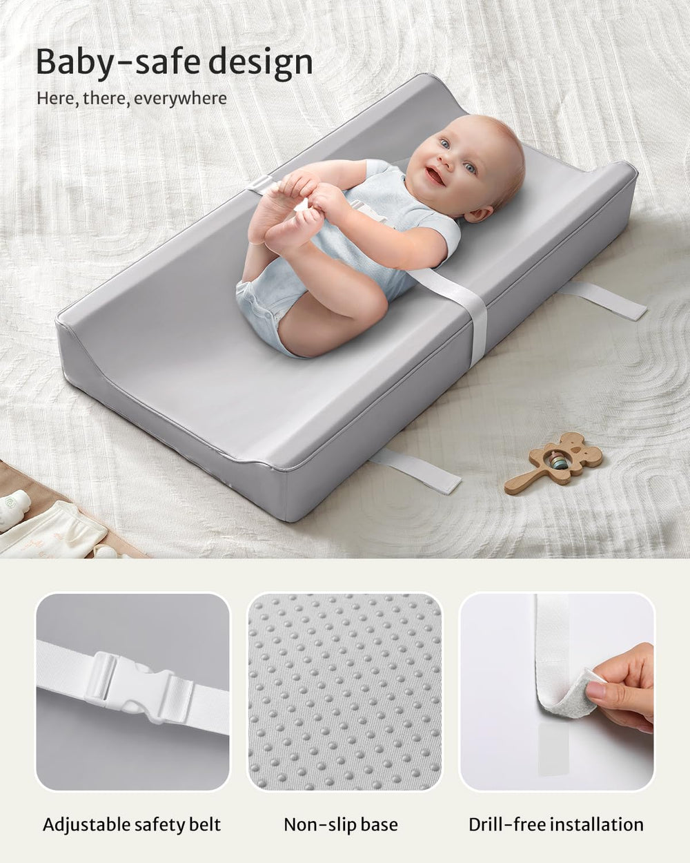 Blissful Diary standard-size pad fits most dressers and tables.
