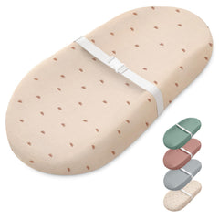 Blissful Diary changing pad with sunshine pattern offers soft comfort and easy wipe-clean convenience.