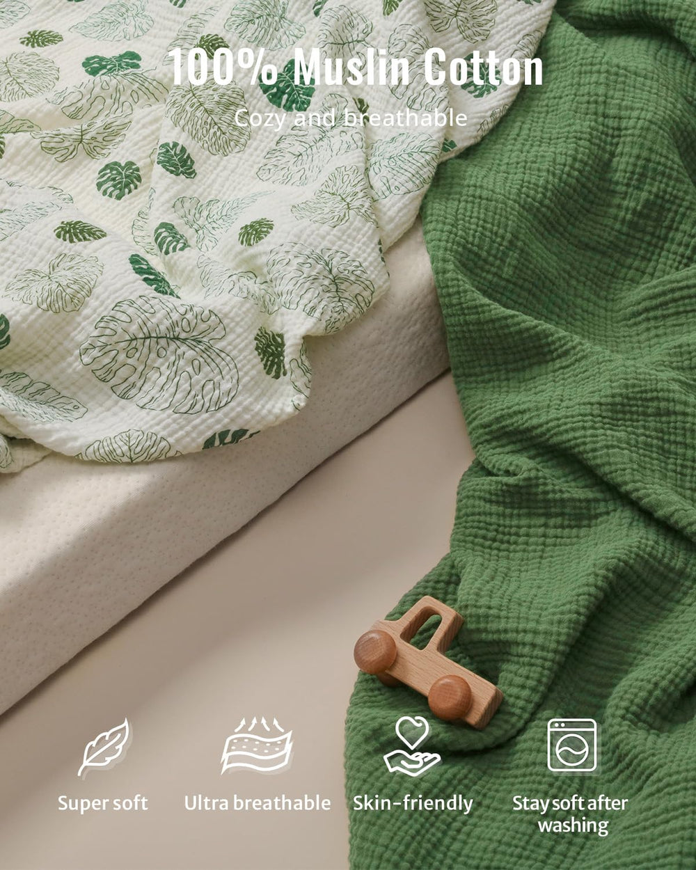 Blissful Diary waterproof liner keeps surfaces clean during diaper changes.