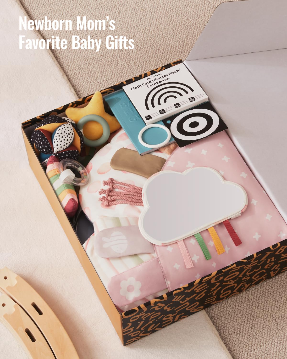 Blissful Diary cognitive cards support early thinking and color learning.
