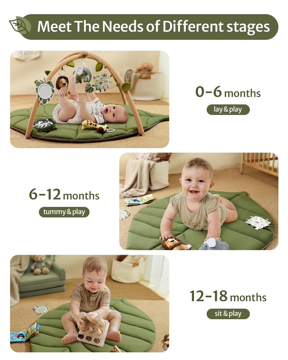 Blissful Diary cognitive mirror toy promotes self-awareness during toy play.