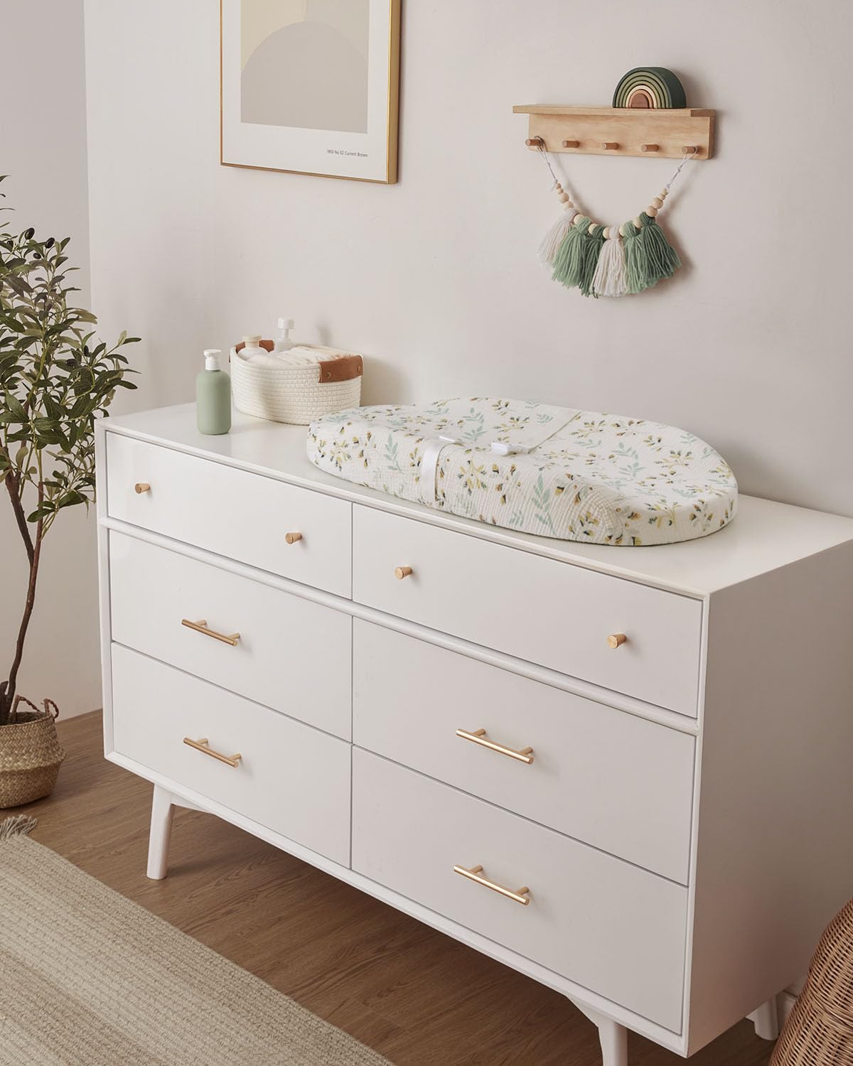 Blissful Diary compact travel-friendly pad fits changing tables on the go.