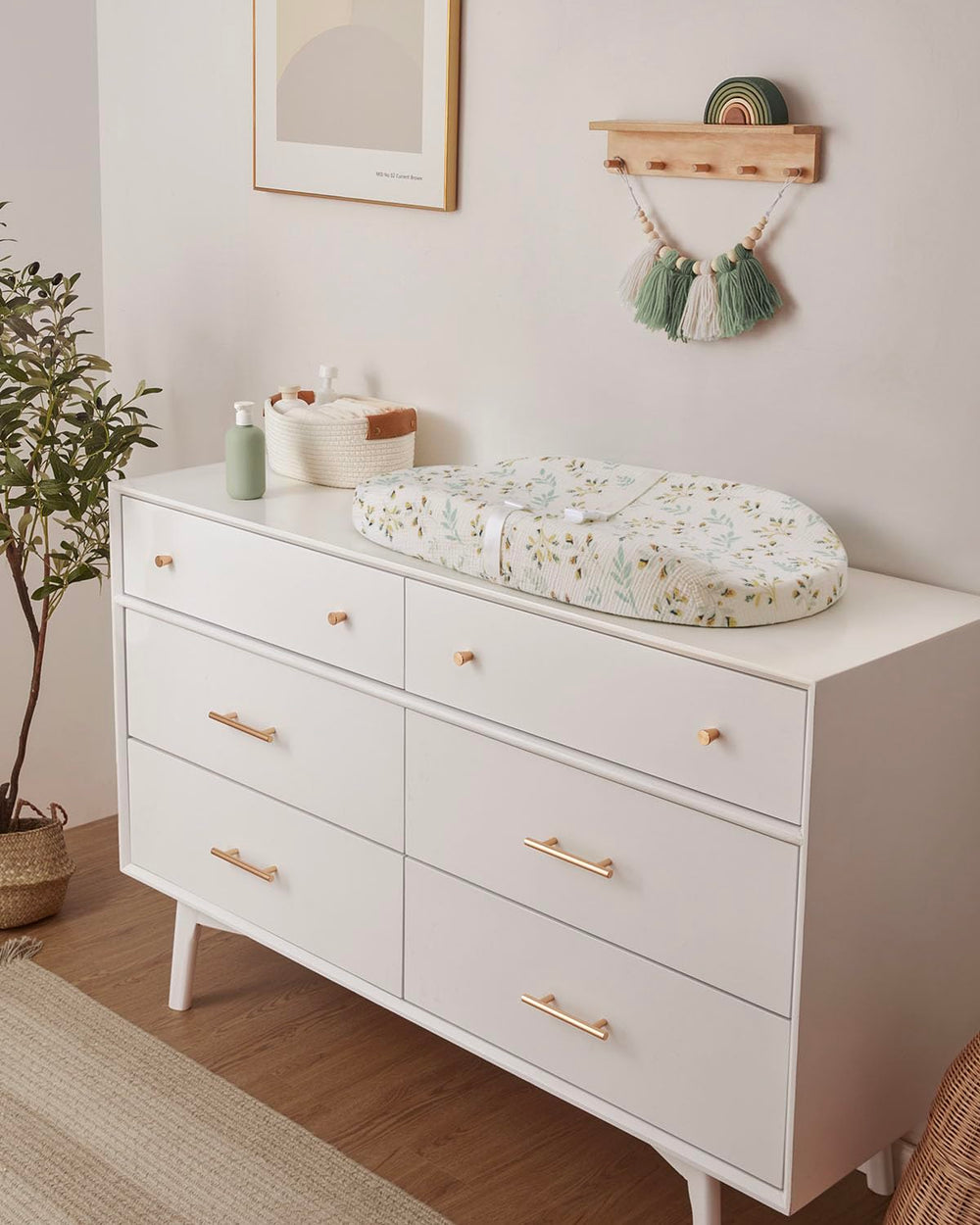 Blissful Diary compact travel-friendly pad fits changing tables on the go.