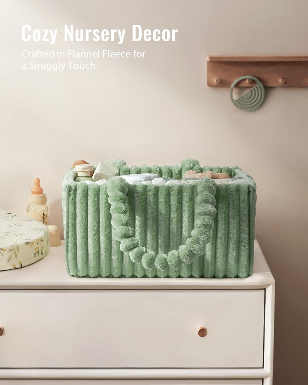 Blissful Diary gift-ready packaging enhances baby shower gifting with the caddy.