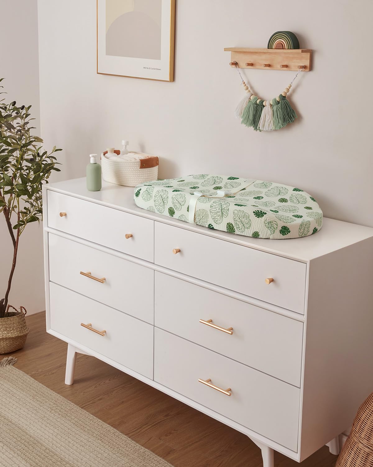 Blissful Diary dresser-ready pad fits standard tables and travels easily.