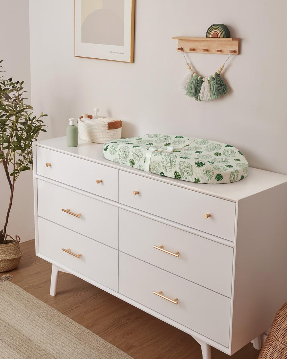 Blissful Diary dresser-ready pad fits standard tables and travels easily.