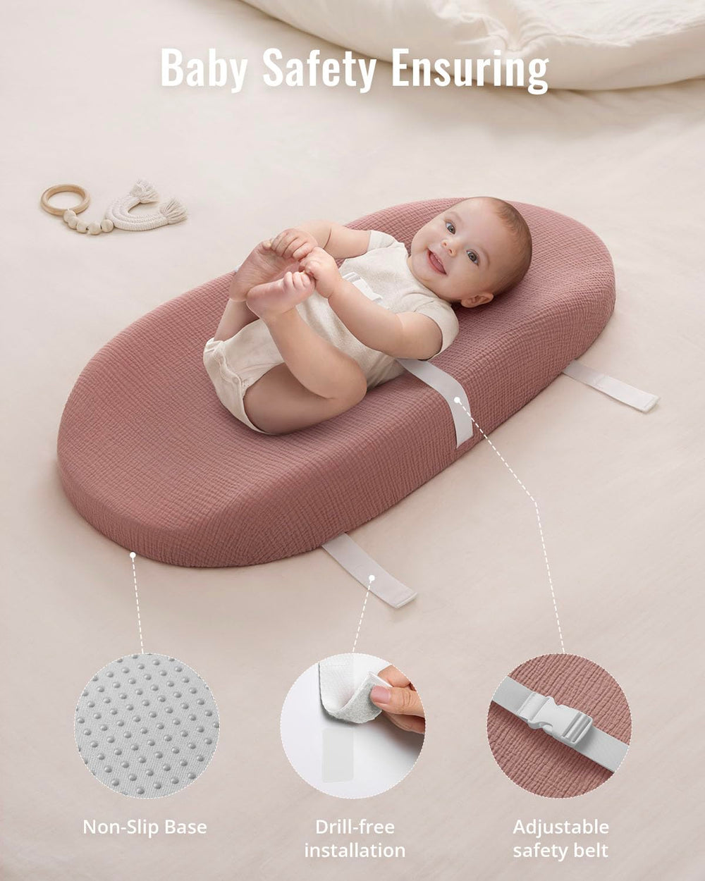 Blissful Diary elastic sheet cover slipping on and off easily for washing