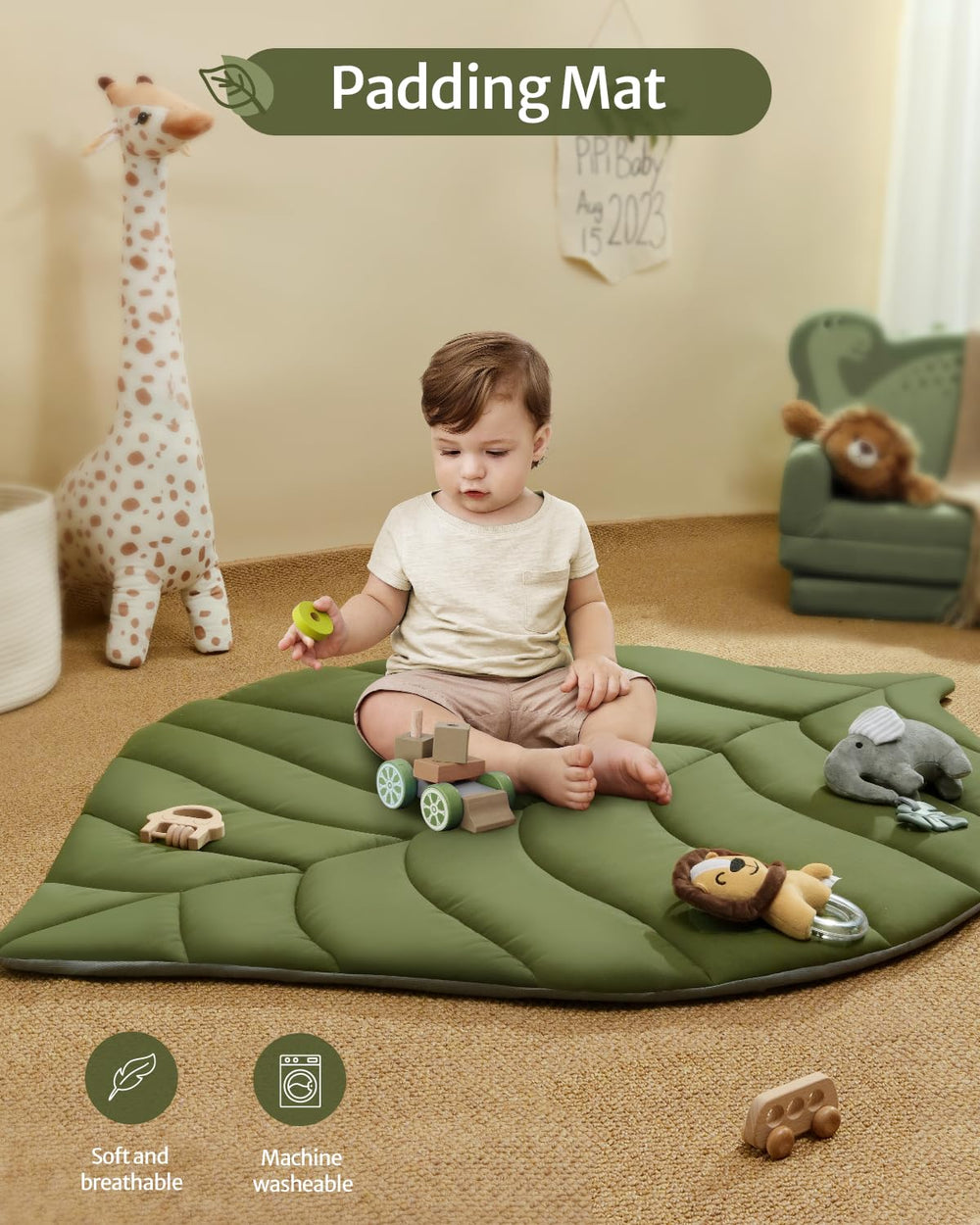 Blissful Diary elephant soothing toy supports tactile learning.