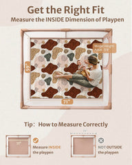 Foldable Blissful Diary play mat showing compact storage