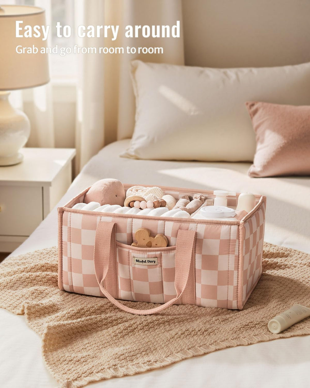 Blissful Diary long handles enable easy carrying between rooms