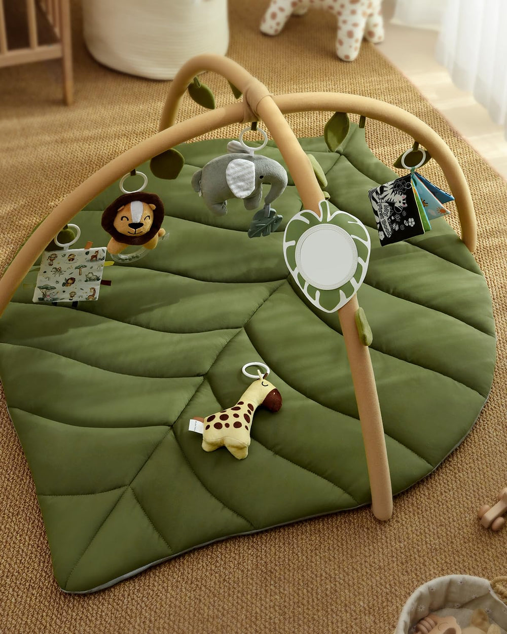 Blissful Diary machine-washable fabric for quick cleanup after play.