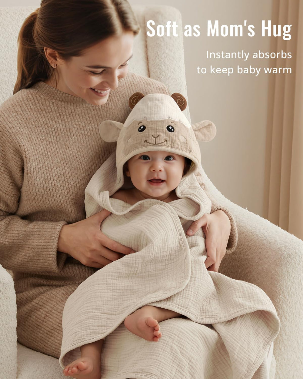 Blissful Diary two-pack baby towels offering versatile bath and travel uses