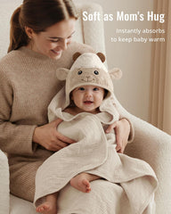 Blissful Diary two-pack baby towels offering versatile bath and travel uses