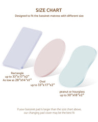 Two-pack Blissful Diary muslin bassinet sheets Sunshine Brown for easy nursery styling