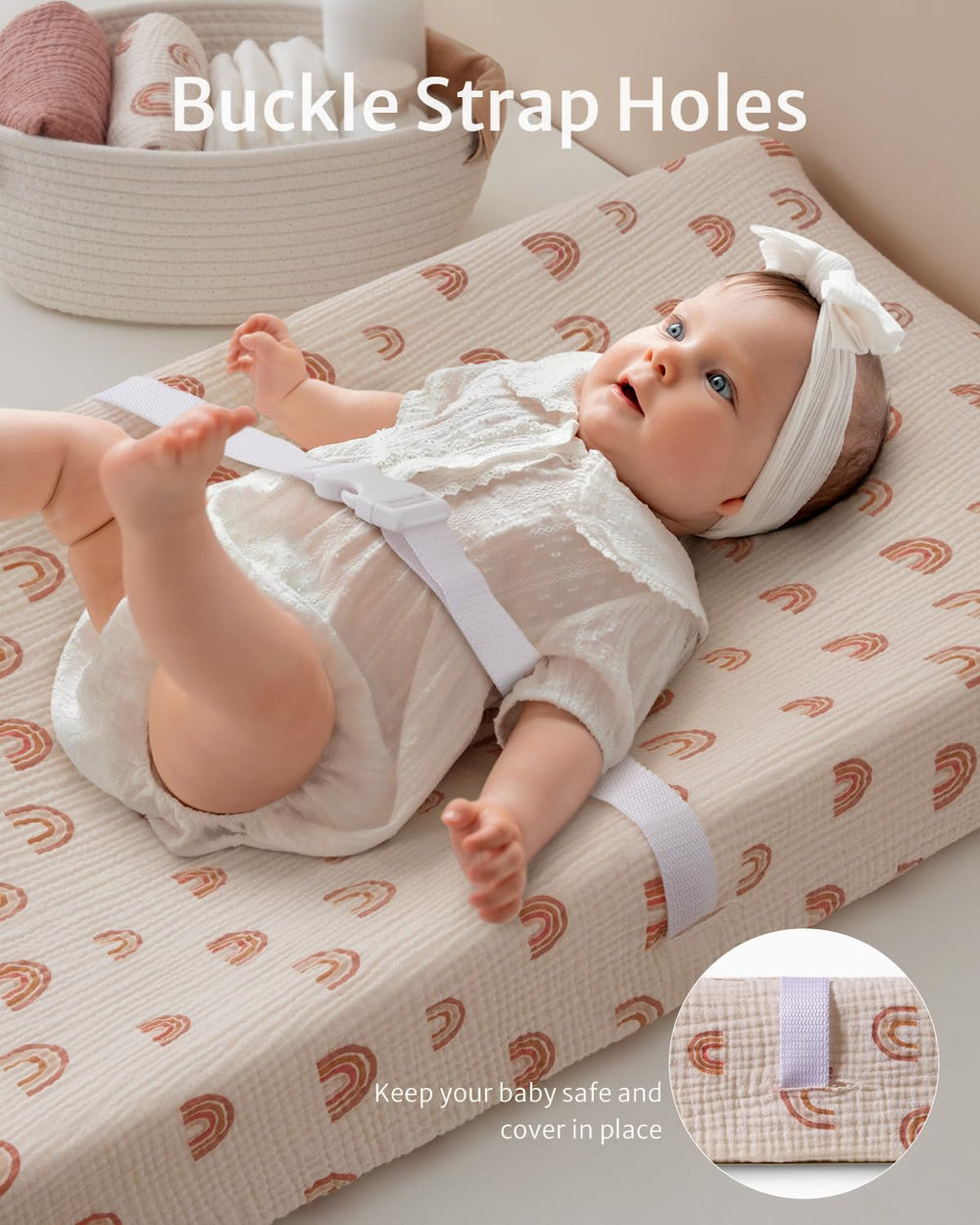 Blissful Diary muslin close-up reveals breathable weave and gentle texture.