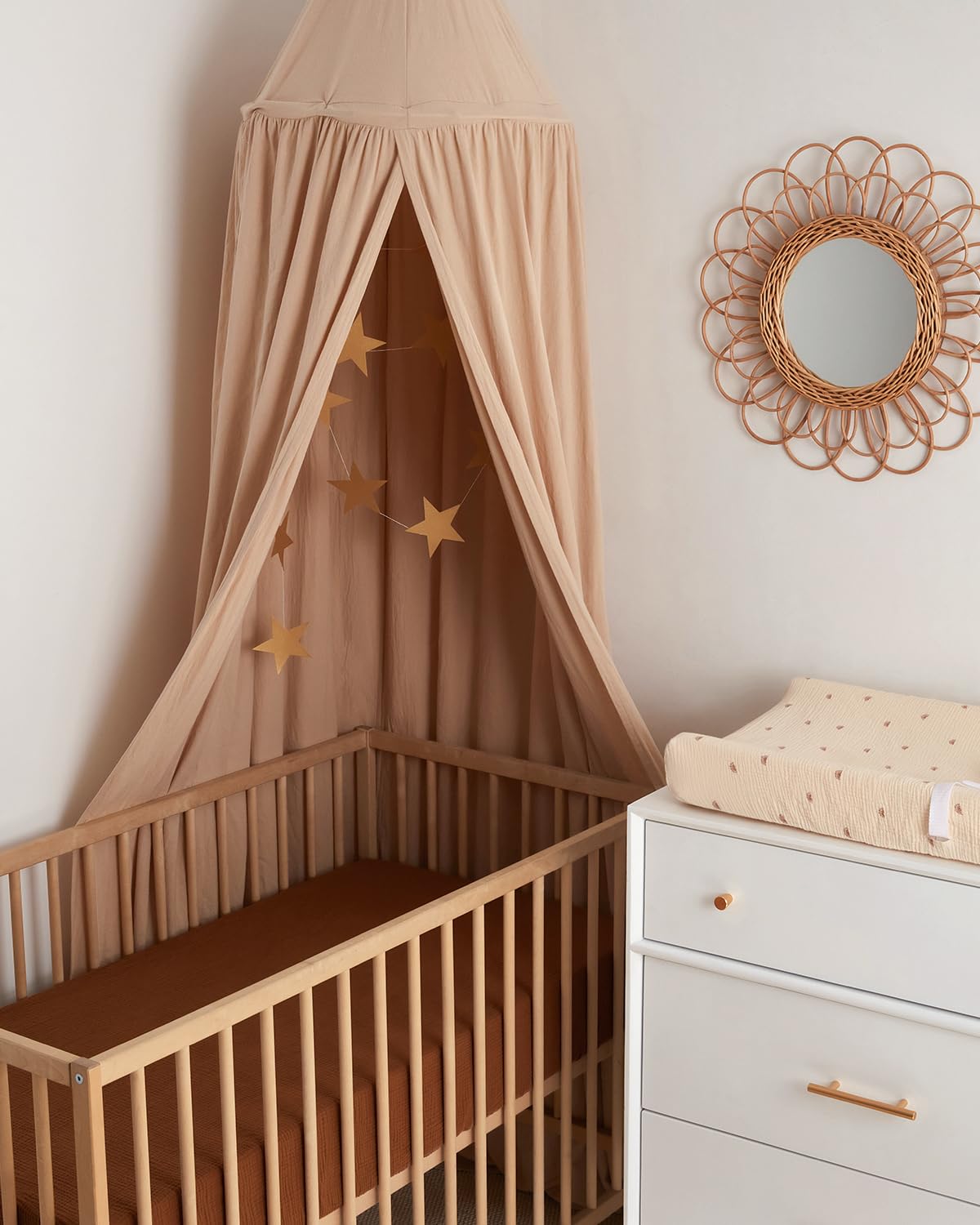 Blissful Diary muslin crib sheet 52x28 fit for standard cribs