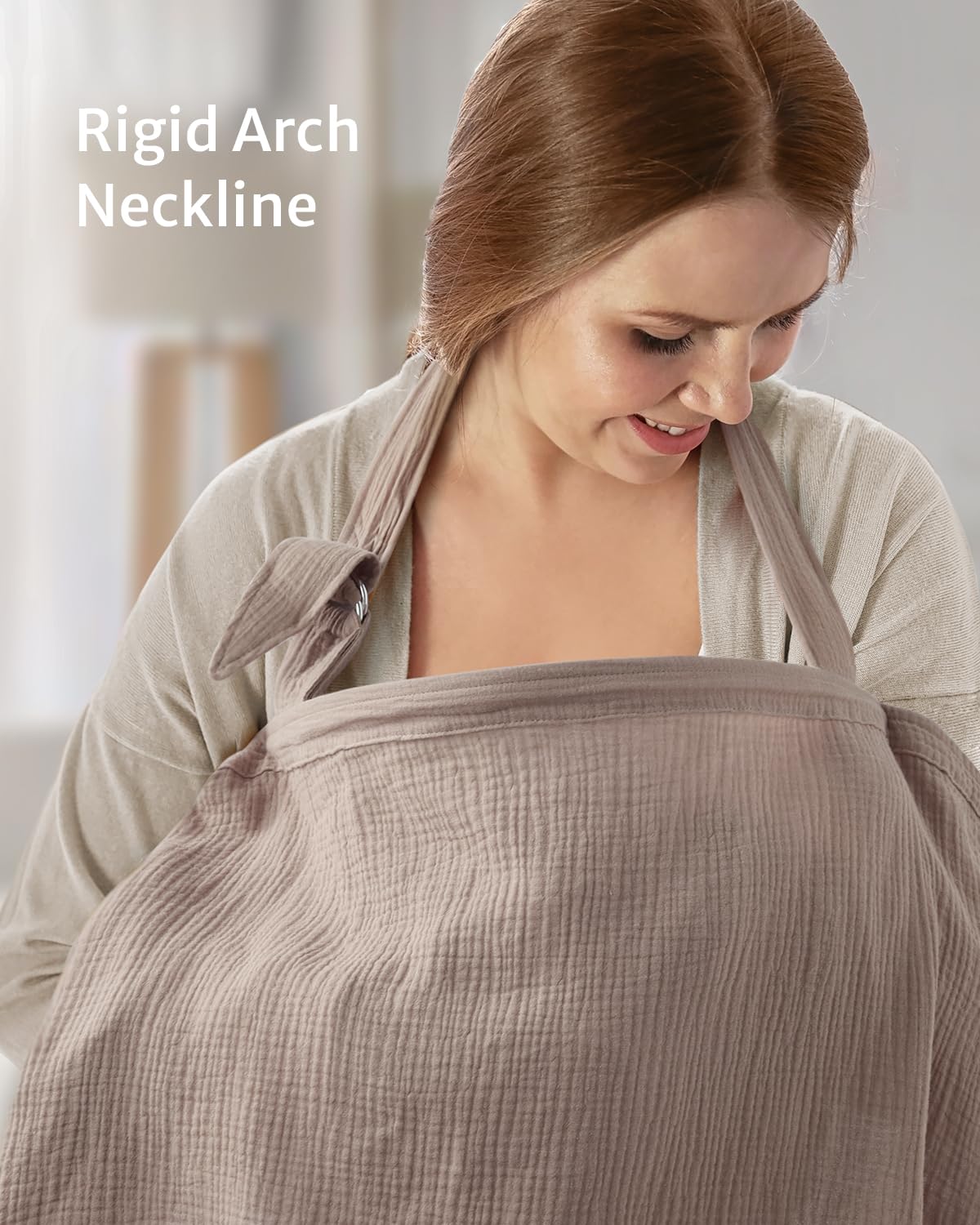 Blissful Diary nursing apron-style cover offers lightweight, discreet coverage.