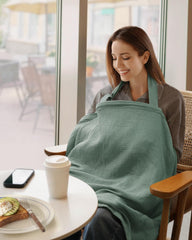 Blissful Diary nursing cover with adjustable neck and back straps