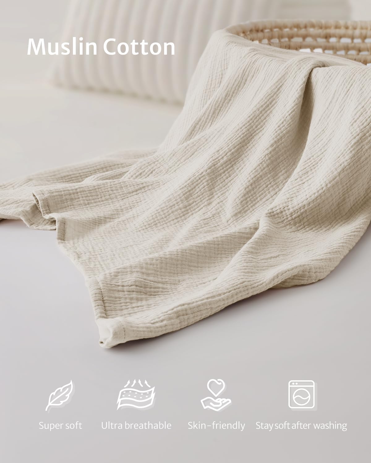Blissful Diary nursing cover with arch neckline allows eye contact and air flow.
