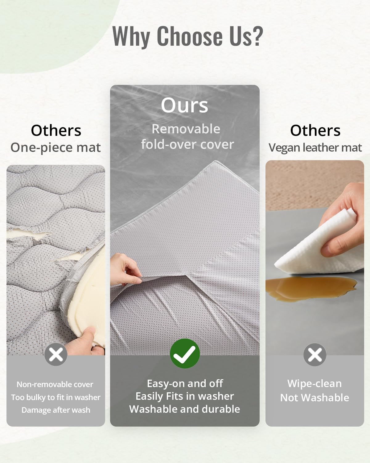Blissful Diary provides 1-inch padding for soft, cushioned play.