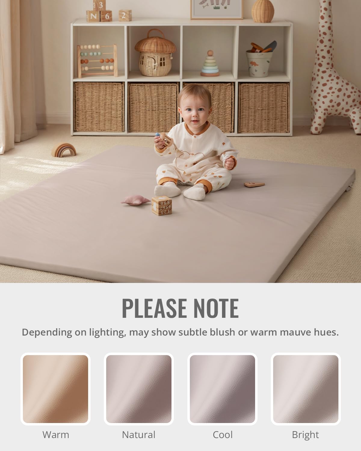 Blissful Diary edge and durable vegan leather surface detail