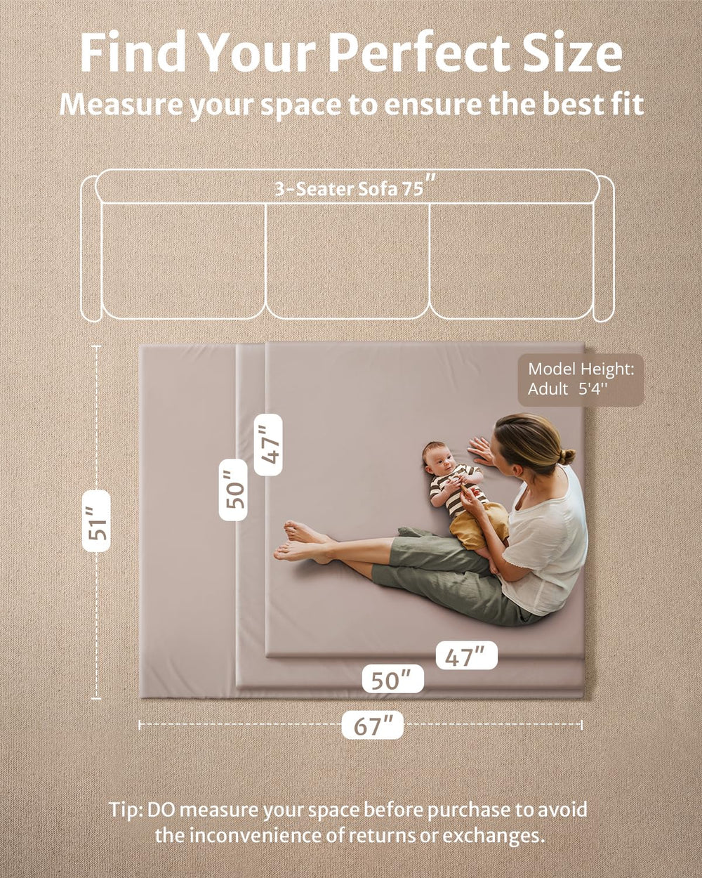 Blissful Diary waterproof play mat surface ready to wipe clean