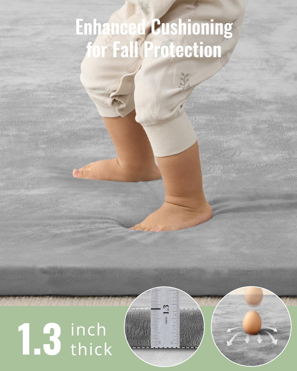 Blissful Diary play mat with waterproof top lining protects interior cleanliness