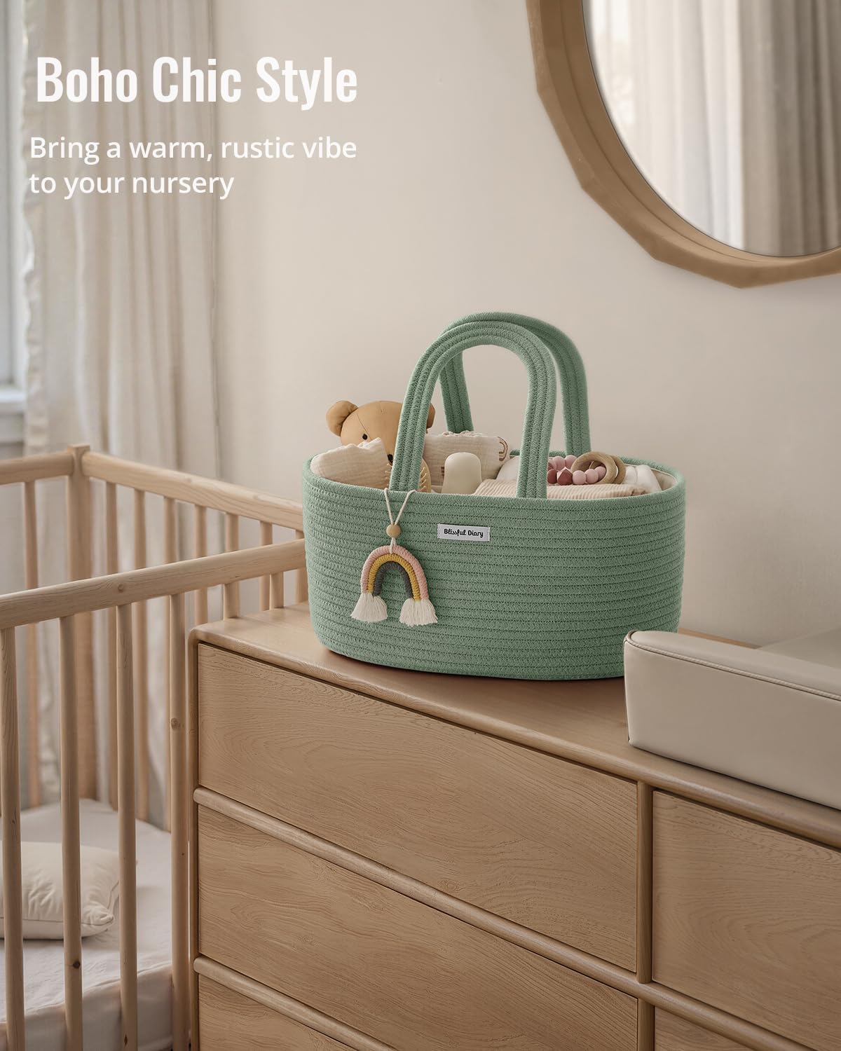 Blissful Diary portable nursery organizer suitable for car and home use
