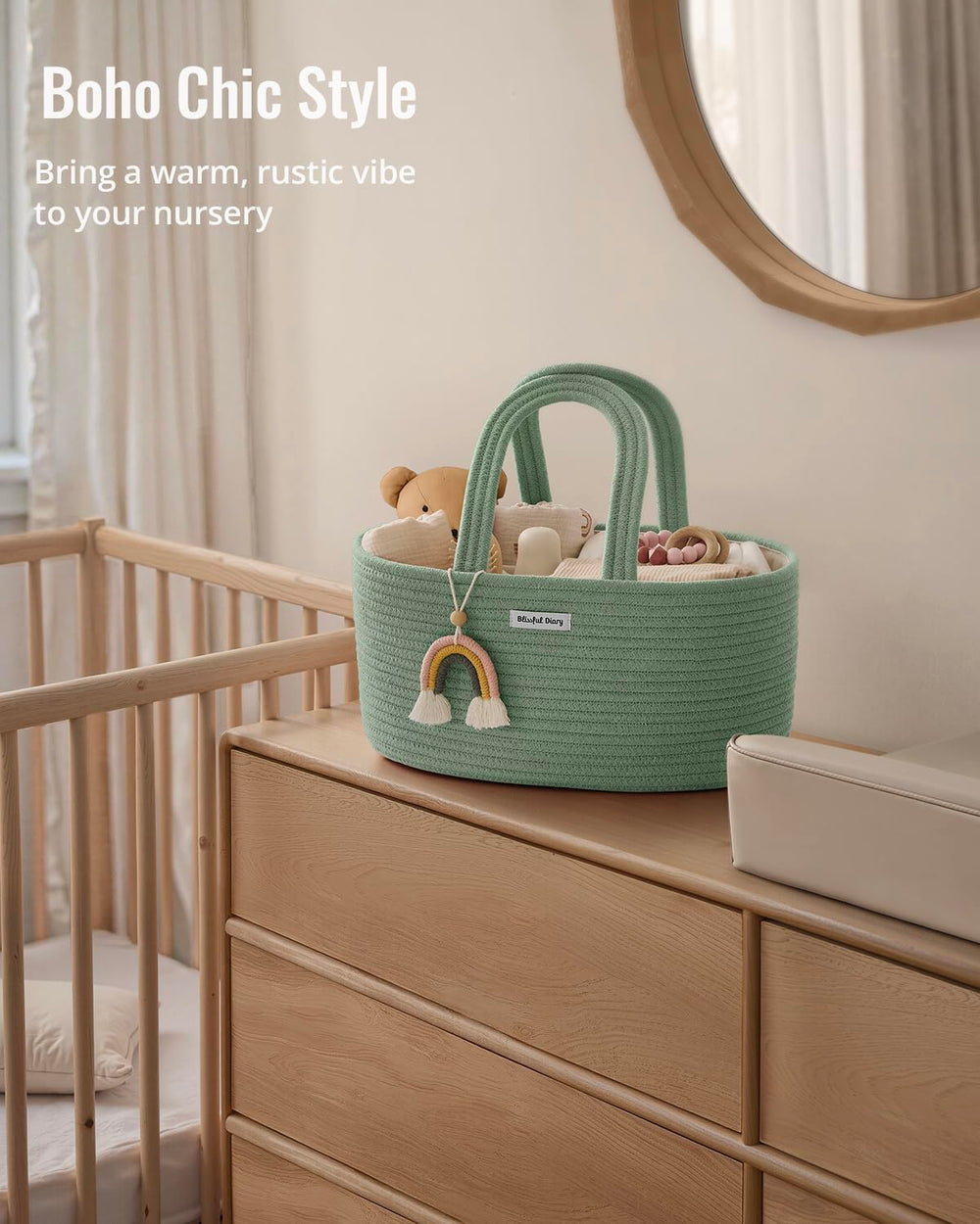 Blissful Diary portable nursery organizer suitable for car and home use