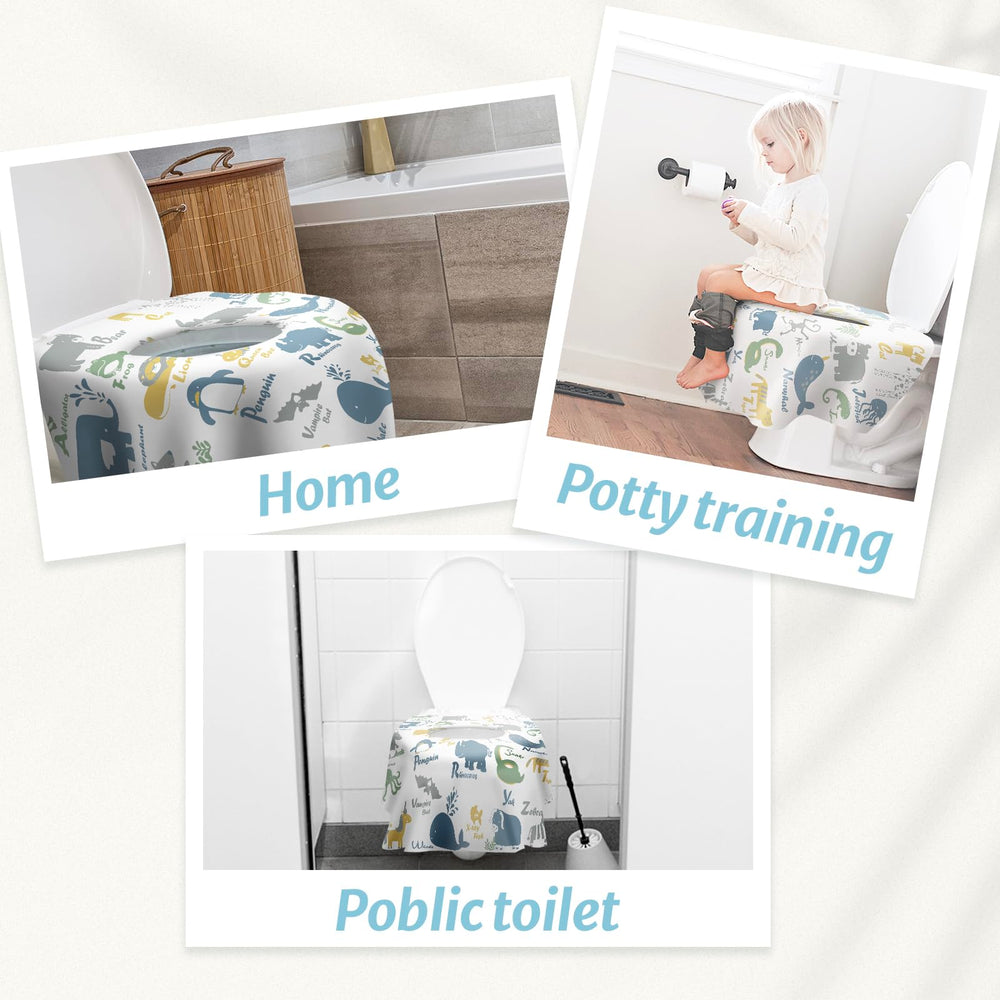 Blissful Diary potty training friendly cover helps toddlers learn independent seating.