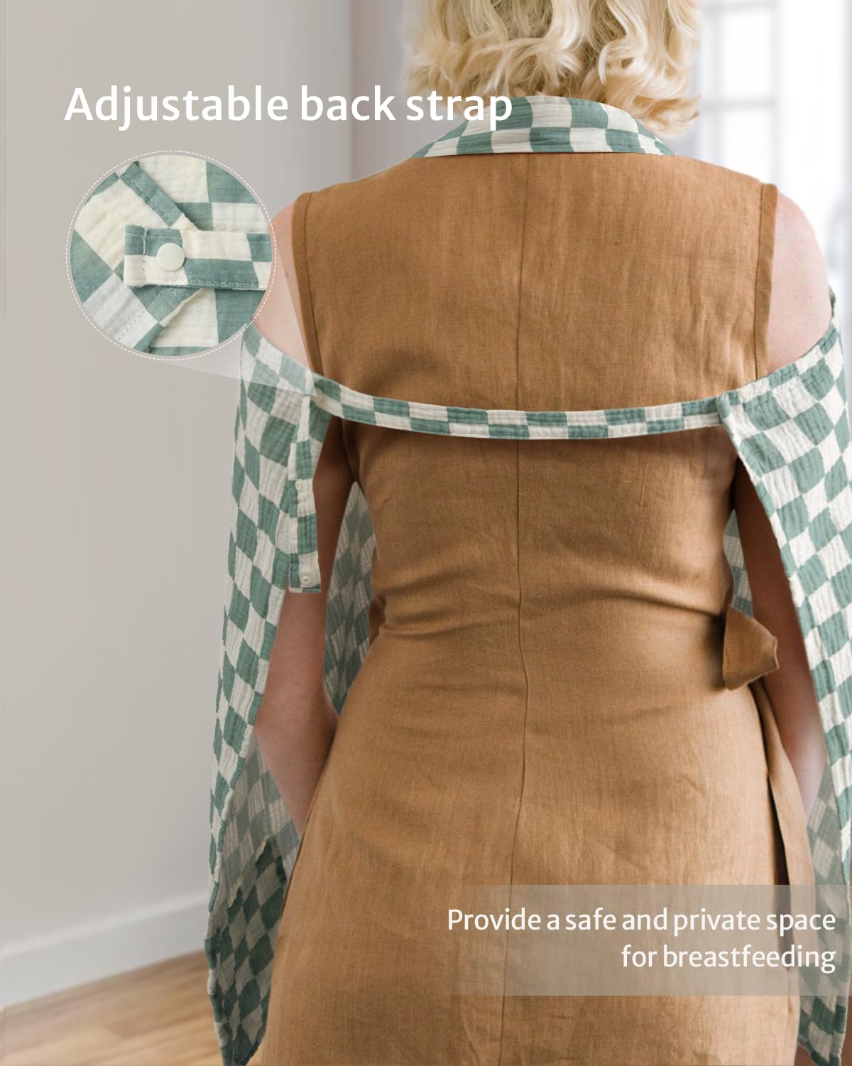 Blissful Diary private breastfeeding cover helps discreet feeding in cafes or parks.
