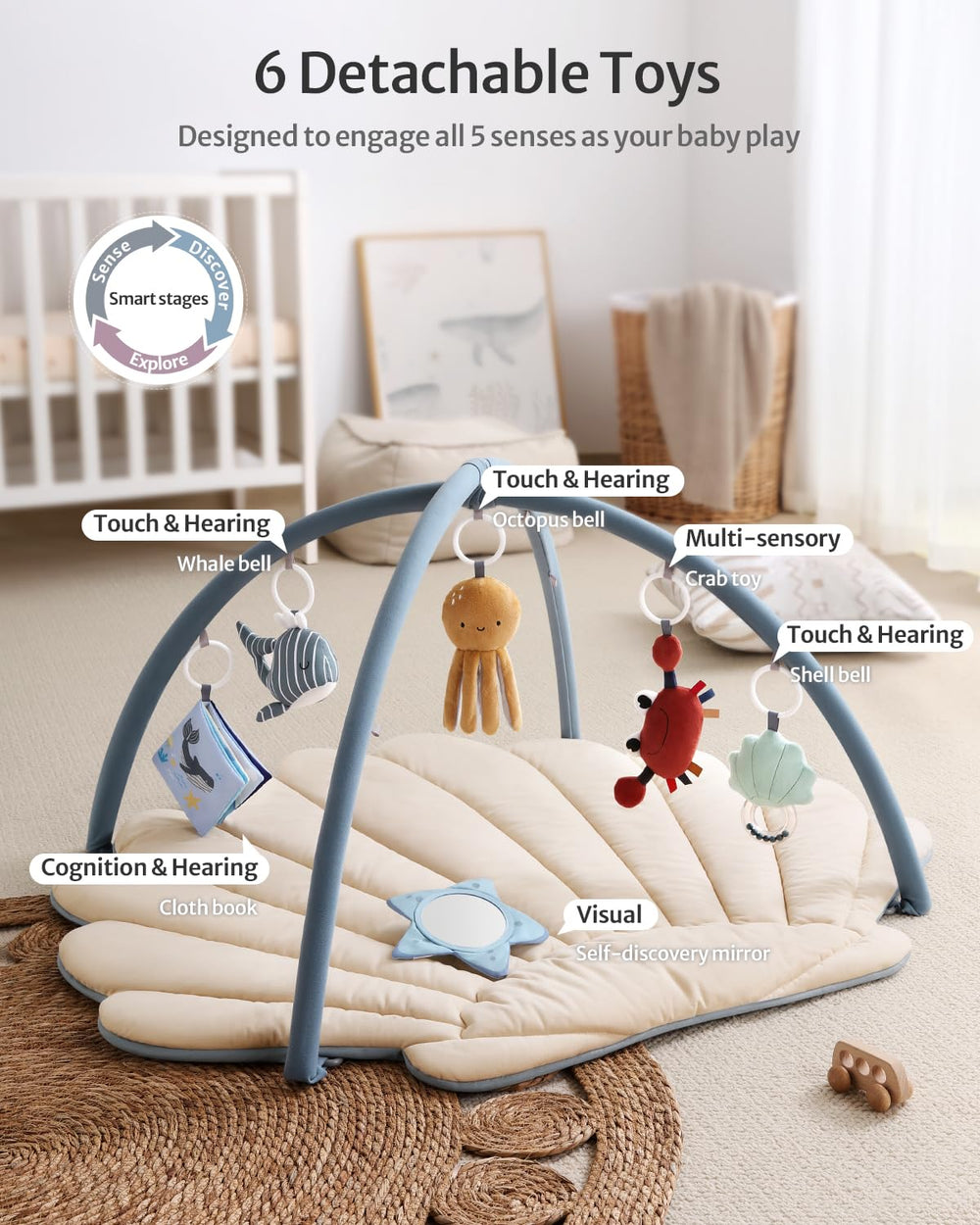Blissful Diary six ocean toys engage sight and sound for developmental play