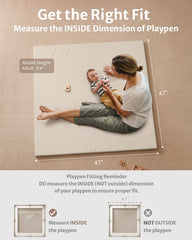 Blissful Diary vegan leather mat with cushioned surface supports tummy time.
