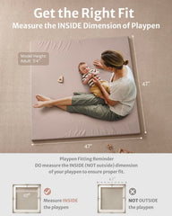 Blissful Diary play mat vegan leather surface shown for easy cleaning