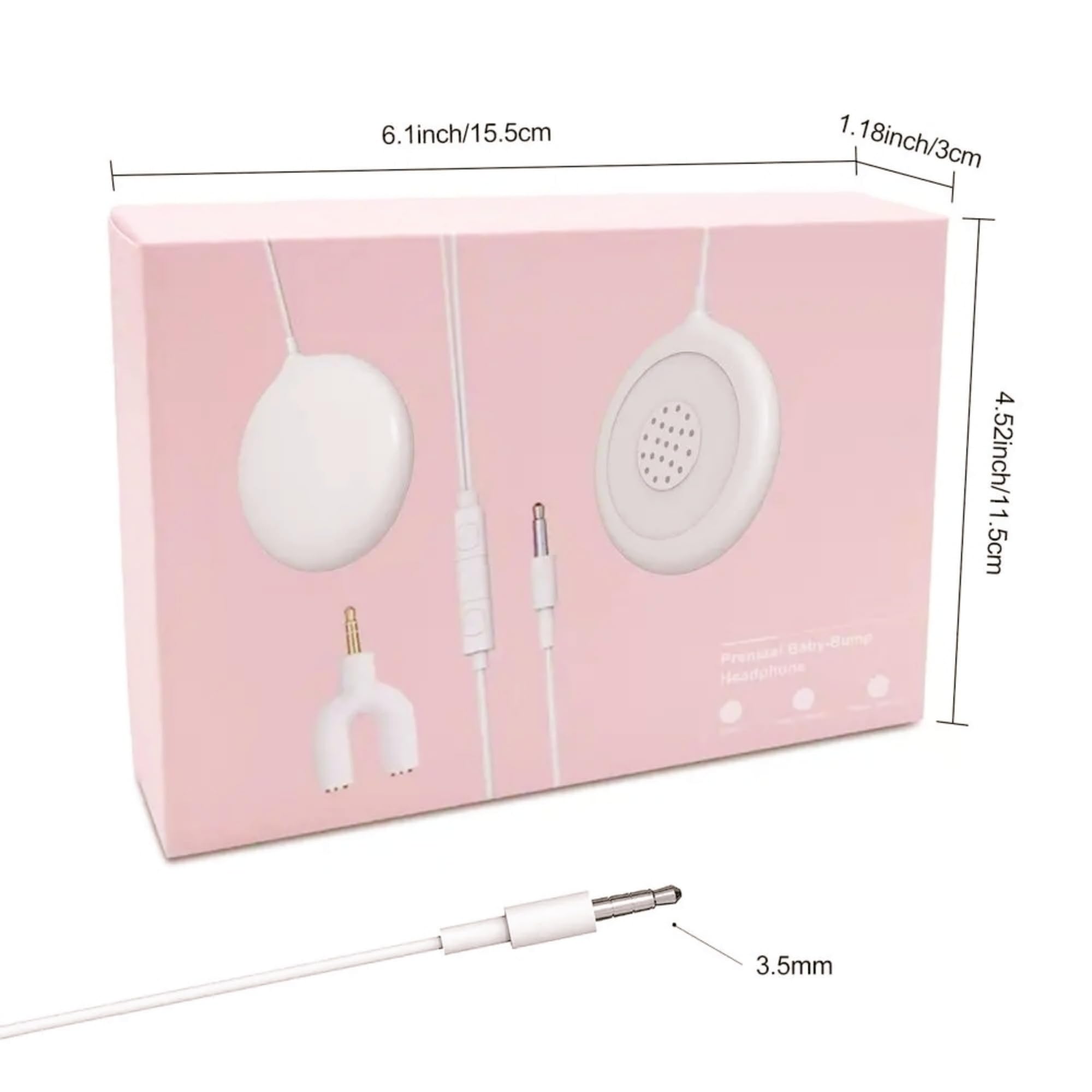 BlissKiss audio splitter enables simultaneous listening for mom and baby.