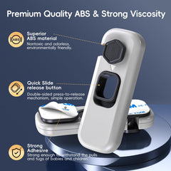 Blissleaf fridge lock in durable ABS material resists wear.