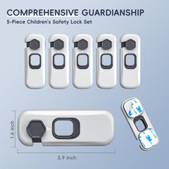 Blissleaf fridge-lock-durable-abs emphasizes sturdy ABS material for long-lasting child-proofing.
