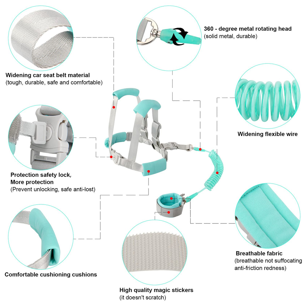 Blisstime cotton wristband with sponge pad for comfort