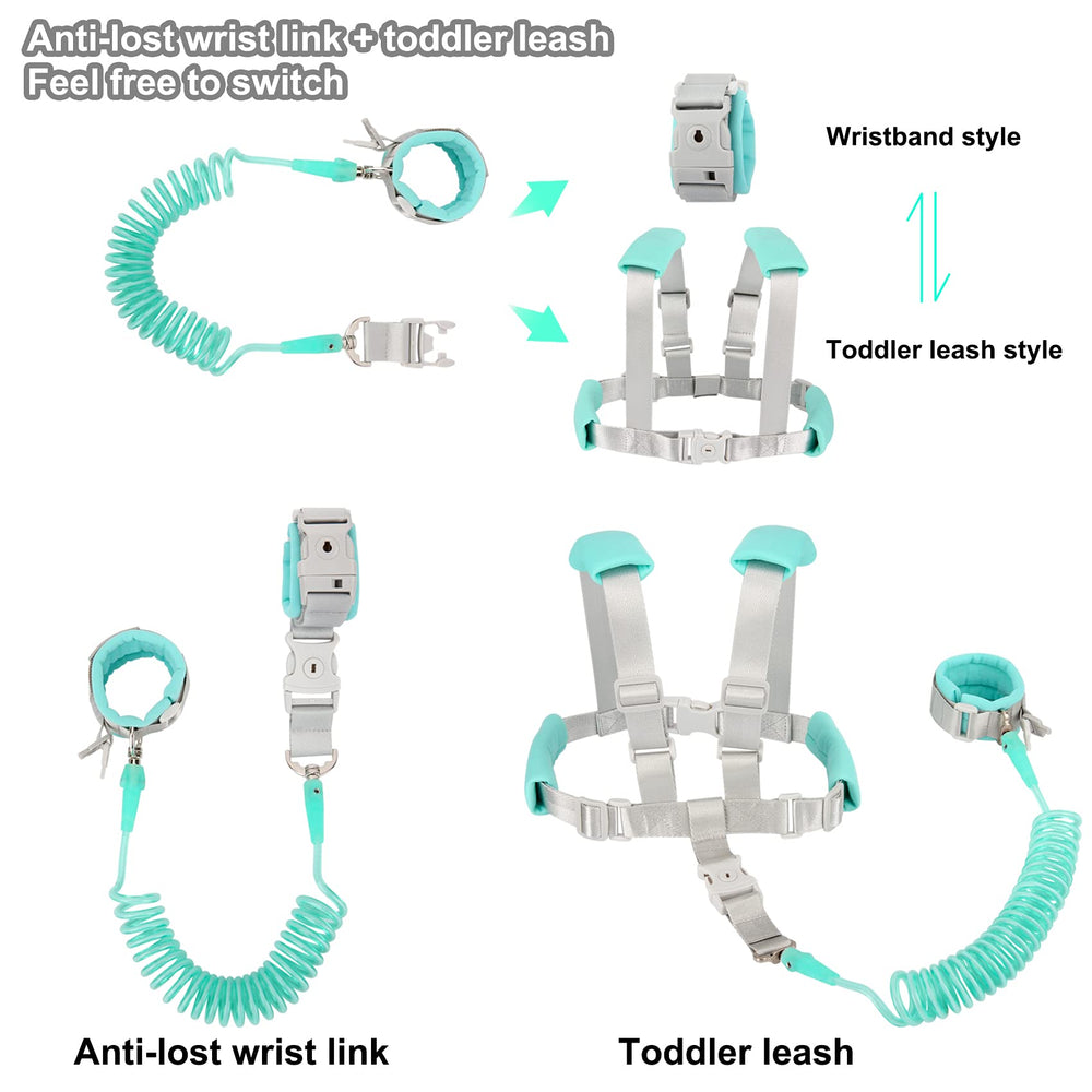 Blisstime 2 in 1 toddler leash extended 2m chain for flexible movement